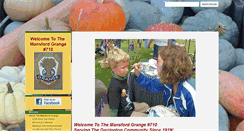 Desktop Screenshot of mansfordgrange.org